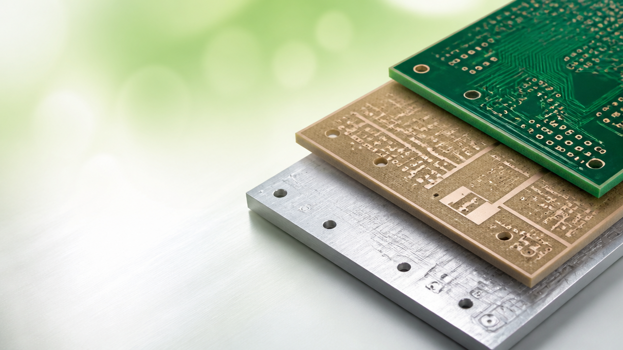 PCB 基板怎么选：FR4、Rogers 还是铝基？